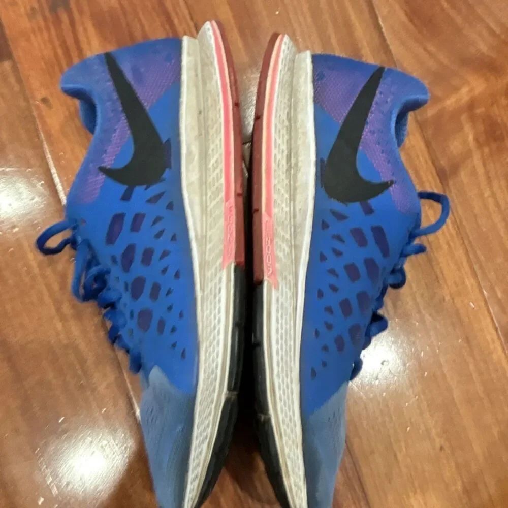 Nike women’s Blue Gray Black Low Top Lace-Up Mesh Running Sneakers size 7.5 - Picture 12 of 14